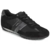 Chaussures Homme Geox - U WELLS Noir / Marine -France CHAUSSURES DE SPORT Soldes Boutique 8308623 500 A
