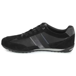 Chaussures Homme Geox - U WELLS Noir / Marine -France CHAUSSURES DE SPORT Soldes Boutique 8308623 500 D