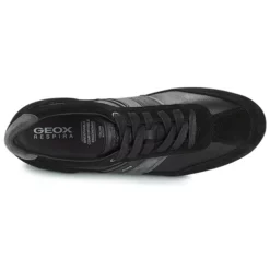 Chaussures Homme Geox - U WELLS Noir / Marine -France CHAUSSURES DE SPORT Soldes Boutique 8308623 500 F