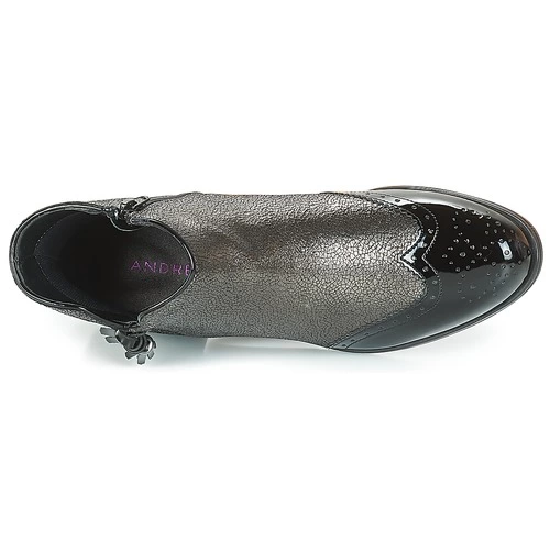 Chaussures Femme André - ALINA Bronze / Noir 8 Chaussures Femme André - ALINA Bronze / Noir – Image 6