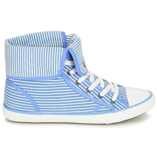 Chaussures Femme André - GIROFLE Blanc / Bleu 4 Chaussures Femme André - GIROFLE Blanc / Bleu – Image 2