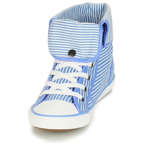 Chaussures Femme André - GIROFLE Blanc / Bleu 5 Chaussures Femme André - GIROFLE Blanc / Bleu – Image 3