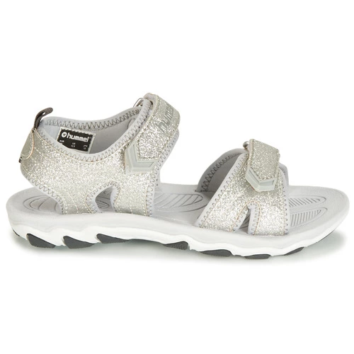 Chaussures Enfant Hummel - SANDAL GLITTER JR Argenté 4 Chaussures Enfant Hummel - SANDAL GLITTER JR Argenté – Image 2